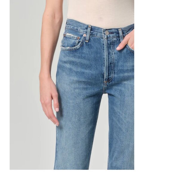 AGOLDE Riley High Rise Straight Crop - Picture 3 of 5